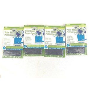 Lot of 4 water beads floral arrangements blue wedd